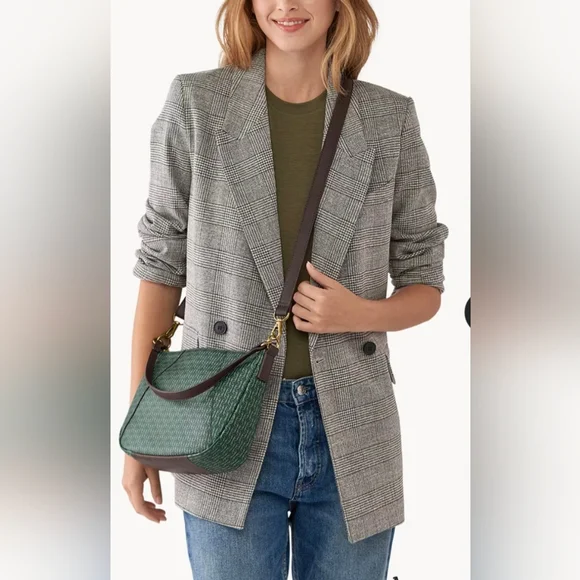 Fossil Skylar Green Crossbody Bag - Picture 2 of 4